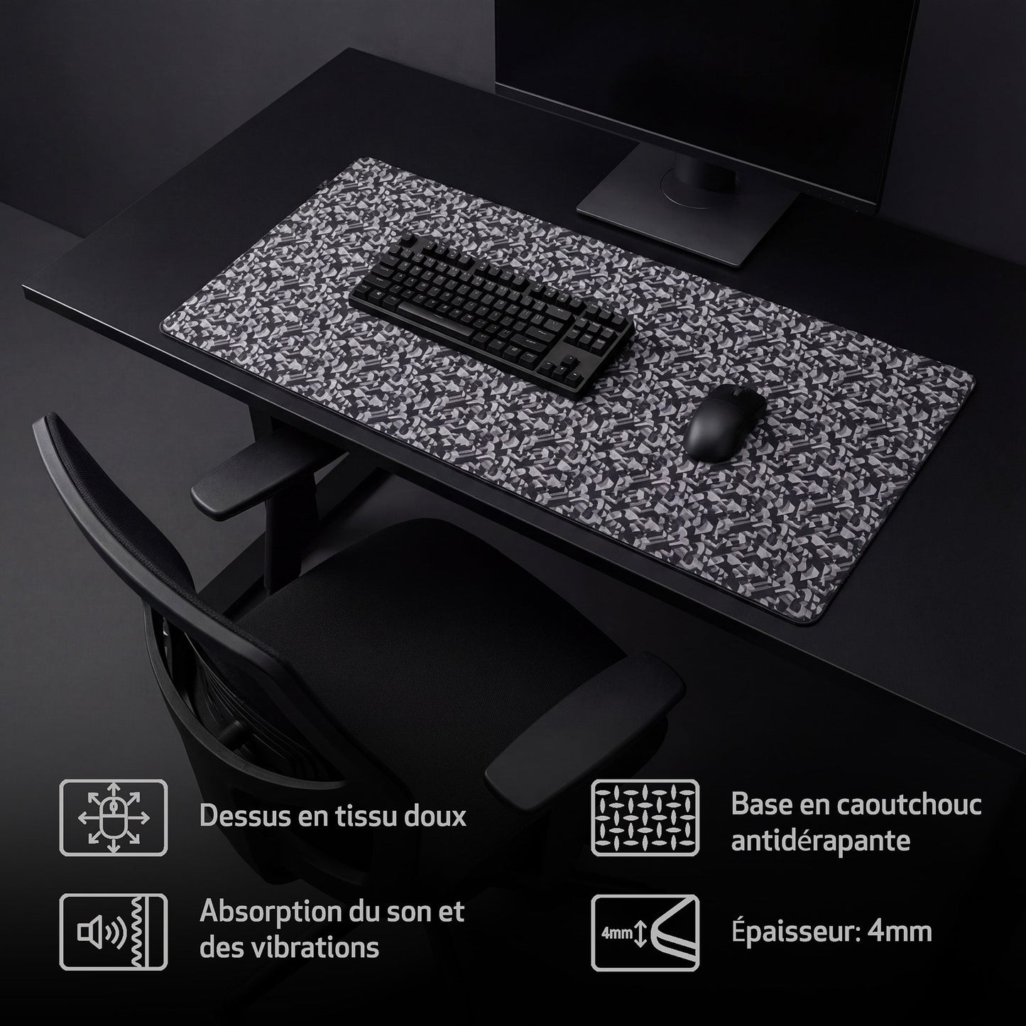 Cloth Deskpad - Labyrinth - Lunar