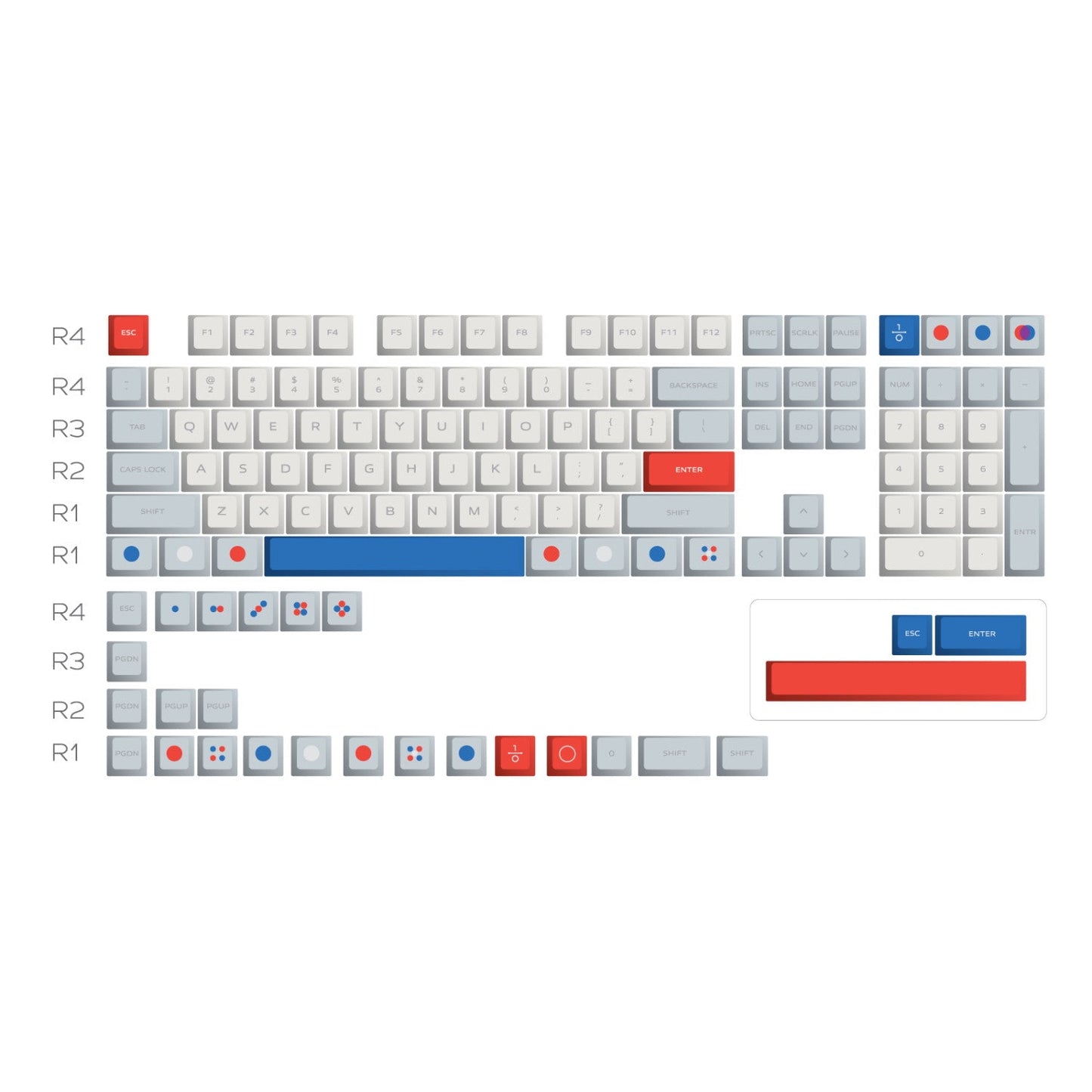 Custom Keycap Set - Astroglow