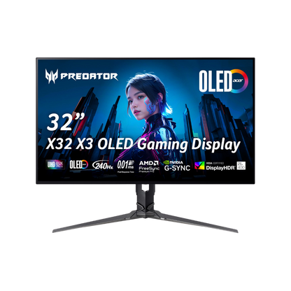 ACER X32 X3 31.5" OLED 4K 240Hz / FHD 480Hz Monitor