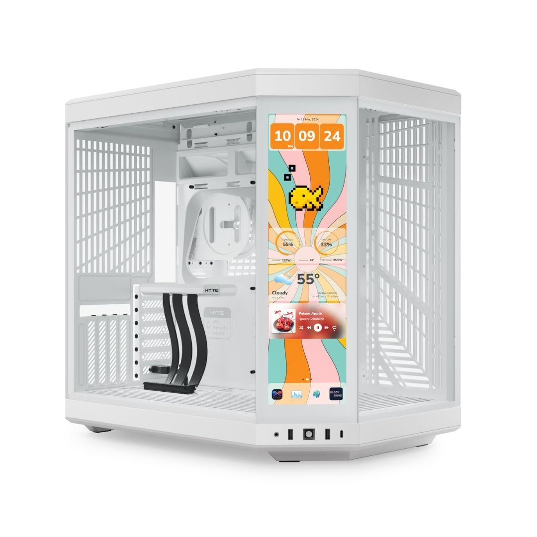 Hyte Y70 Touch Truly All White