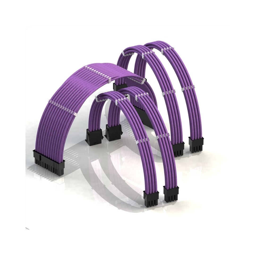 Sleeved Cables Purple