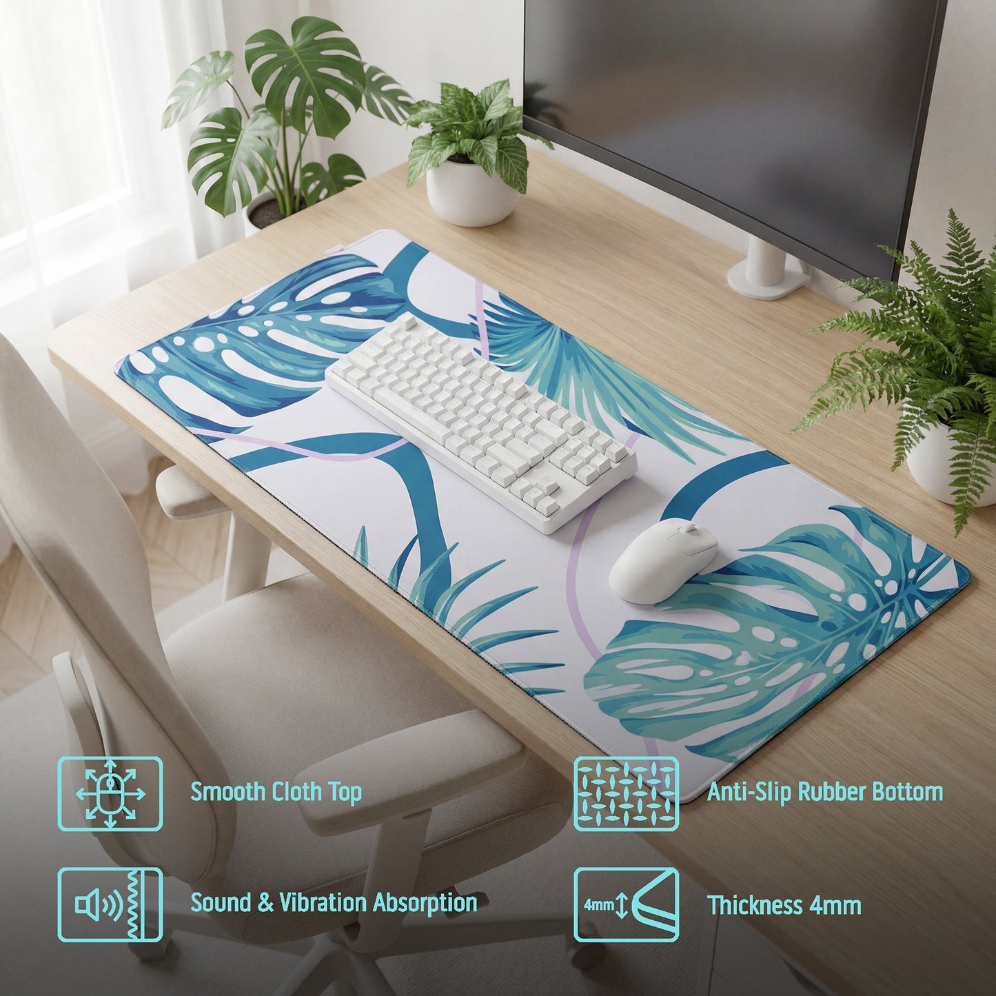 Cloth Deskpad - Lush - Indigo