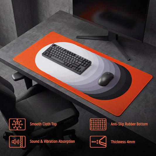 Cloth Deskpad - Rhythmicore - Mod Monochrome